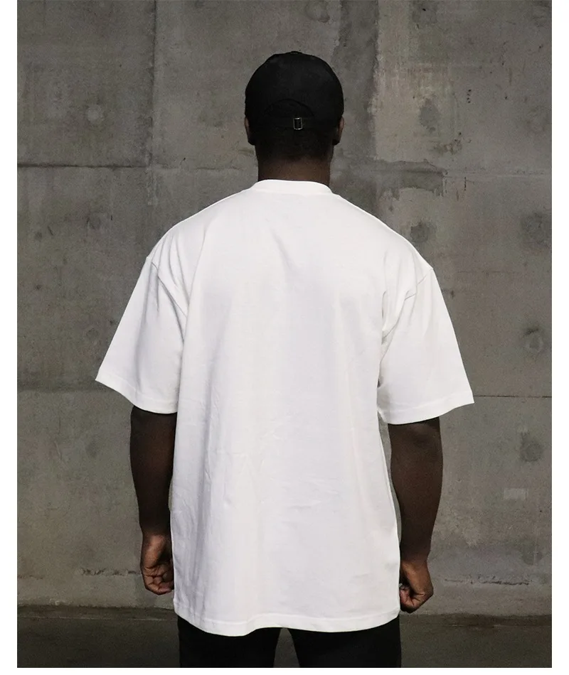 MRMT 2026 Brand New Mens T Shirt Little Round Collar Men T Shirt Solid Color Man Tops Tees Pure Cotton Bottoming Shirts For Male