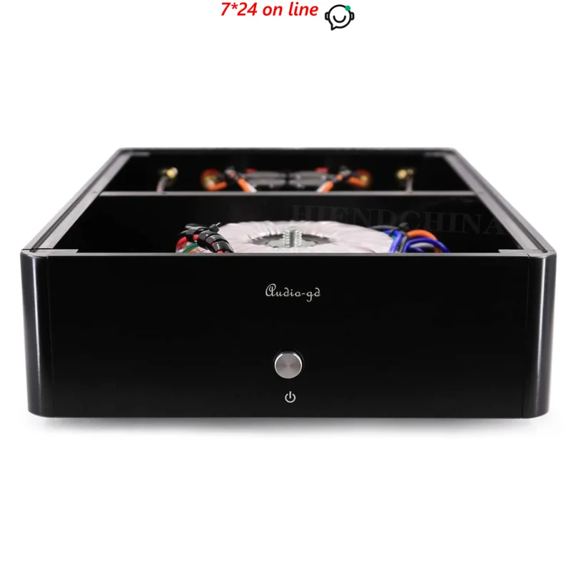 Audio-GD Precision 3 Pós-amplificador discreto CAST sem feedback, fones de ouvido 15W X2 70W X2 (8 Ohms)