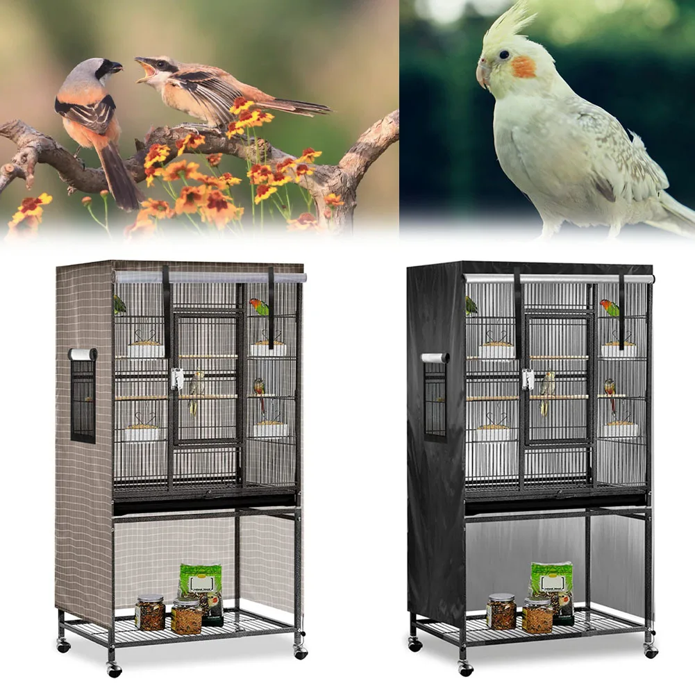 

Дышащий и водонепроницаемый чехол для больших клетки для птиц, светоблокирующий дизайн для дневного отдыха 38, 2 x 23, 6 x 51 2 дюйма