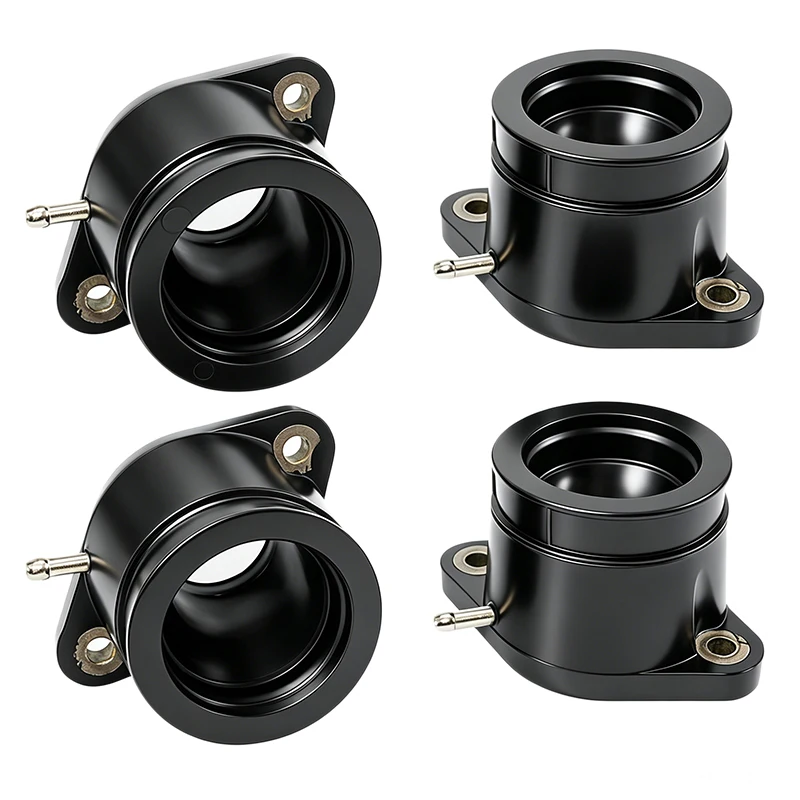 4 pcs Motorcycle Carburetor Intake Manifold Pipe Interface Adapter for Yamaha XJR1200 XJR 1200 SP XJR1300 XJR 1300 SP 1994-2001