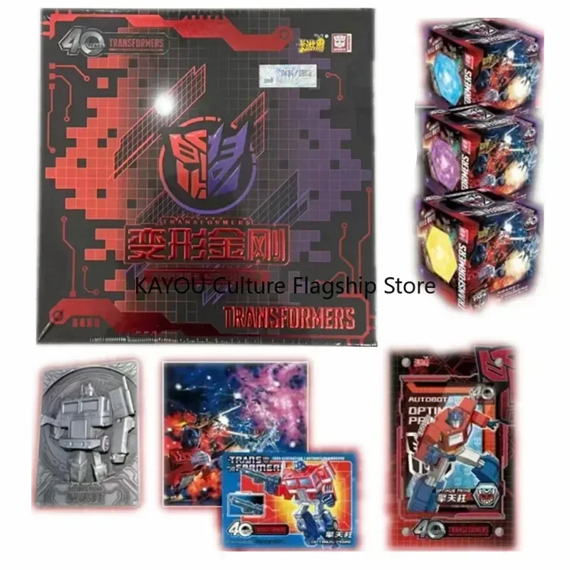 KAYOU Transformers One Card Optimus Prime  Anime 40th Anniversary Peripheral Limited Edition Card Children Birthday Festive Gift