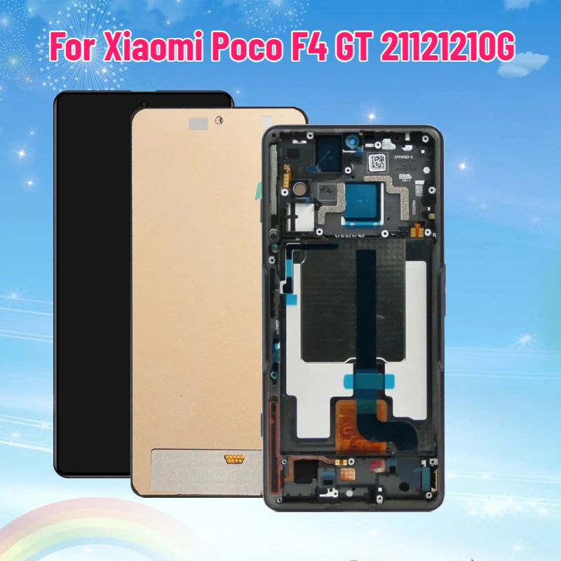 

TFT Display For Xiaomi Poco F4 GT 21121210G Screen LCD Display Screen Digitizer Assembly for POCO F4 GT Display Touch Screen