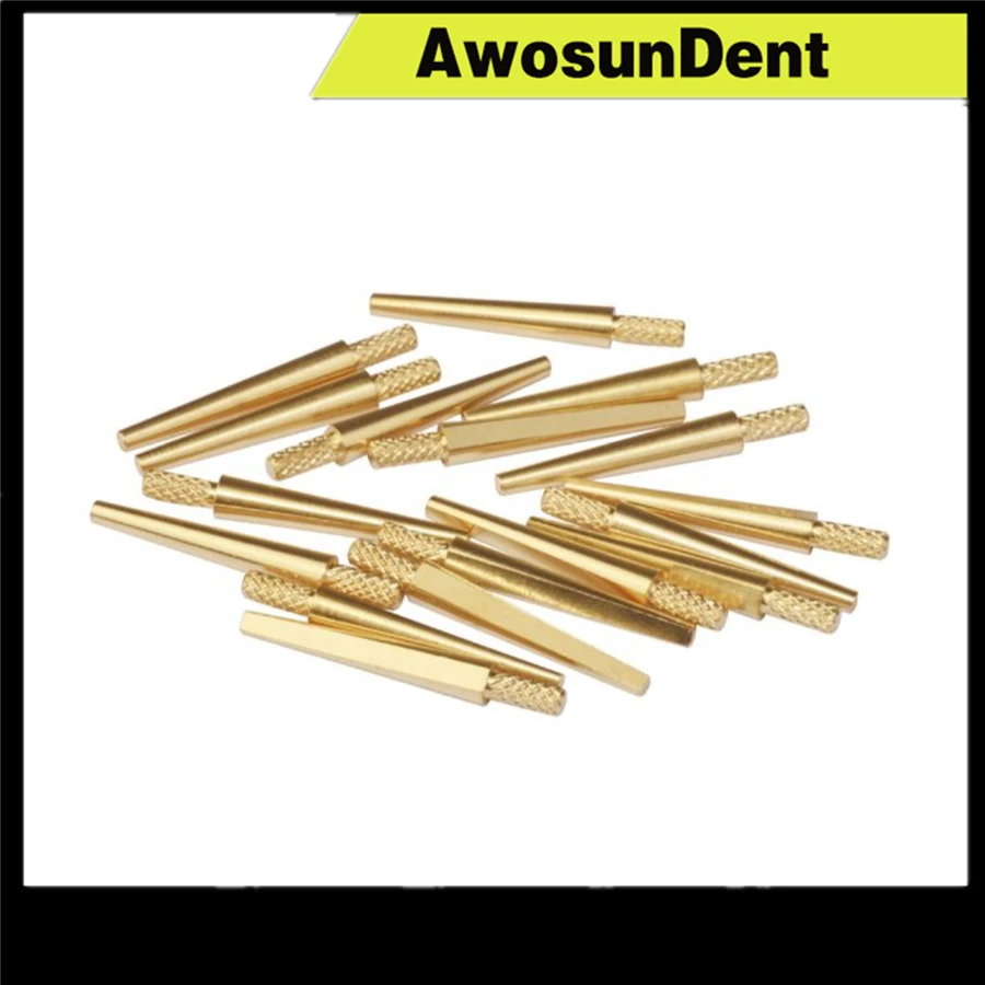 1000 Pieces Dental Supply Dental Lab Implant Dowel Pins in Brass Dowel Pin Dental Technician Material