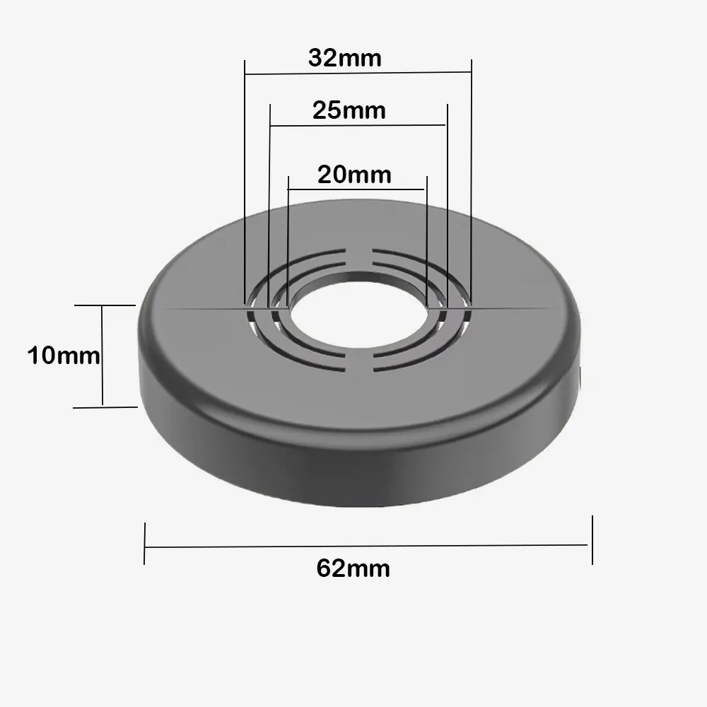 

Полезная крышка смесителя для душа из АБС-пластика, регулируемый смеситель, декоративная крышка, настенный фланец, декор для кухни