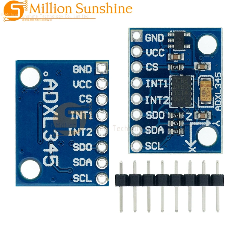 

Цифровой Трехосевой ускорение гравитационного модуля наклона Φ ADXL345 IIC/SPI