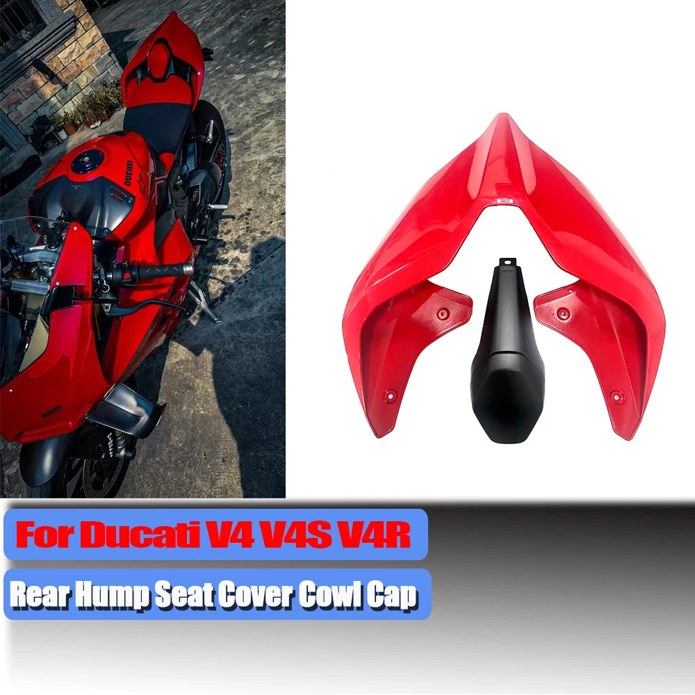

For Ducati V4 V4S V4R Streetfighter V4 V2 Red Tail Section Rear Seat Cover Upper Fairing Rear Hump Seat Cover Cowl Cap