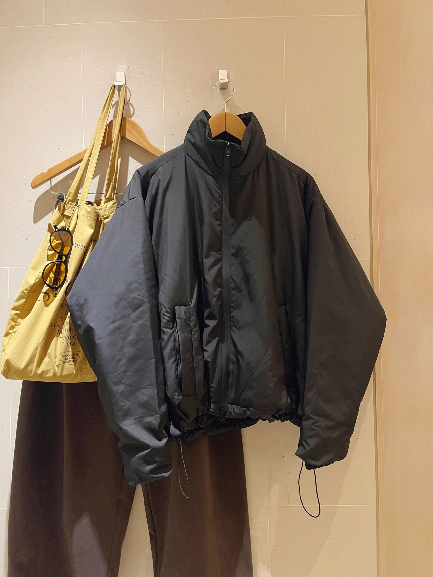 

KOGIRL Korean Sle Winter Casual Thiened Dstring Loose Warm Coat Stand Collar Lazy Cotton Women's Outerwear