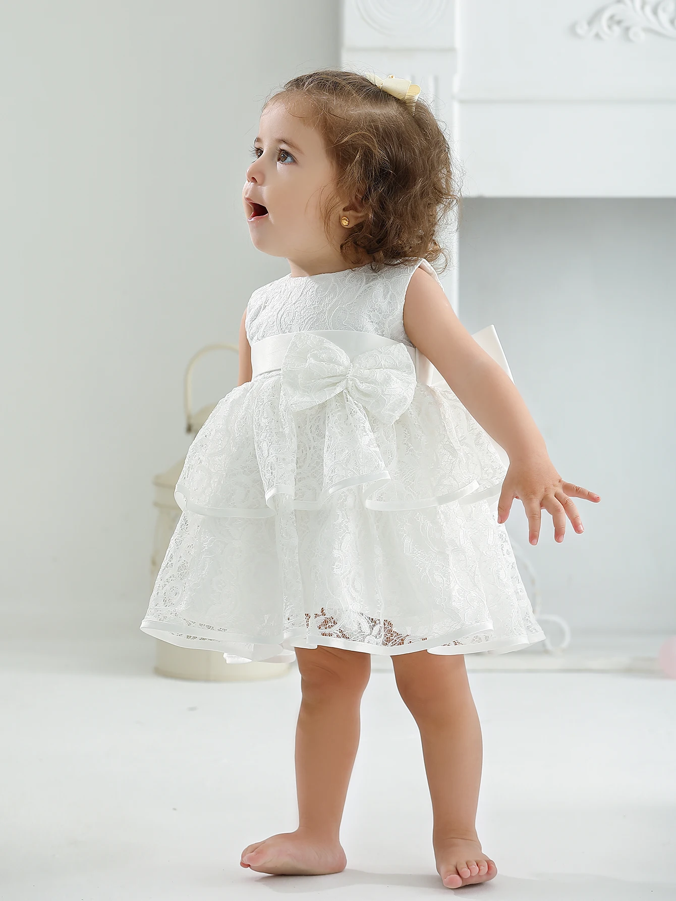 Shopping Online Clothes Baby Girl Christening Gown Flower Girl Special Occasion Dress Wedding Formal Dress 12 Months