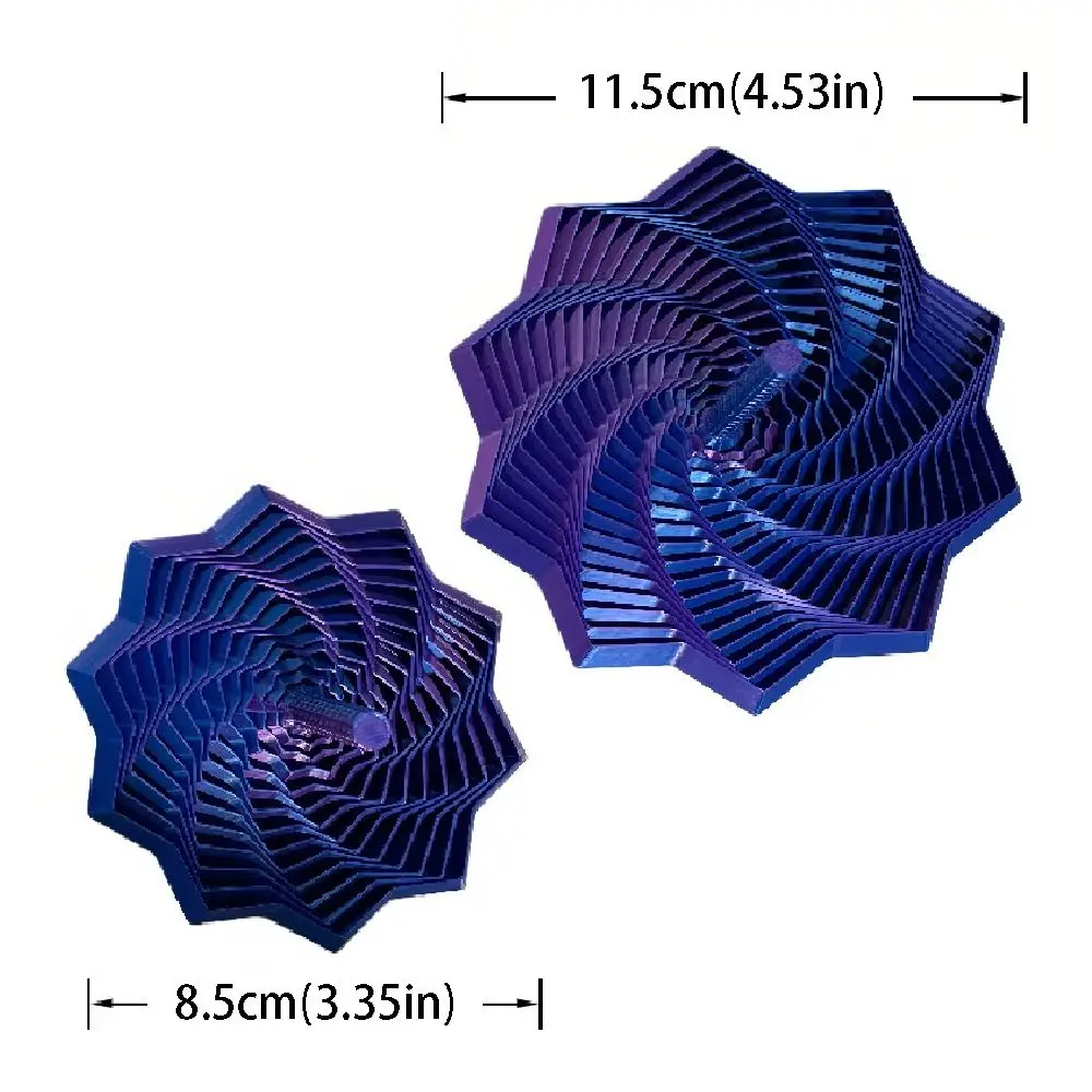 3D-printen Fractal Fidget Star-model Geometrisch ontwerp S/M Uitgebreid zintuiglijk model Uitgebreide creativiteit Antiangst / Volwassene