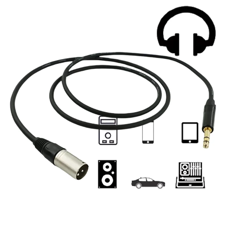 

Сбалансированный кабель Carare Studio-Grade TRS-XLR и микрофонный монитор 6,35 мм с позолоченными разъемами ​