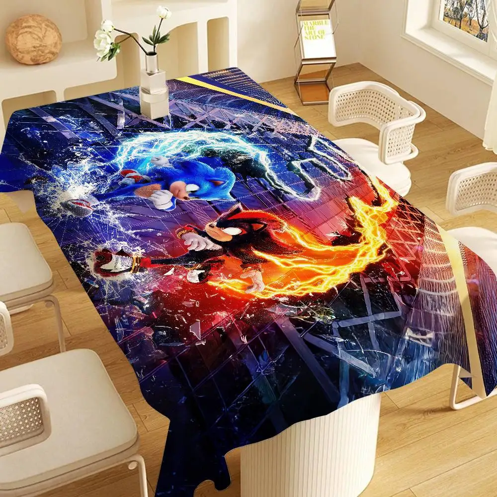 أمين H-القنفذ مفارش المائدة المنزلية لتزيين الطعام وإكسسوارات الطاولة المستطيلة قماش مقاوم للماء مضاد للبقع