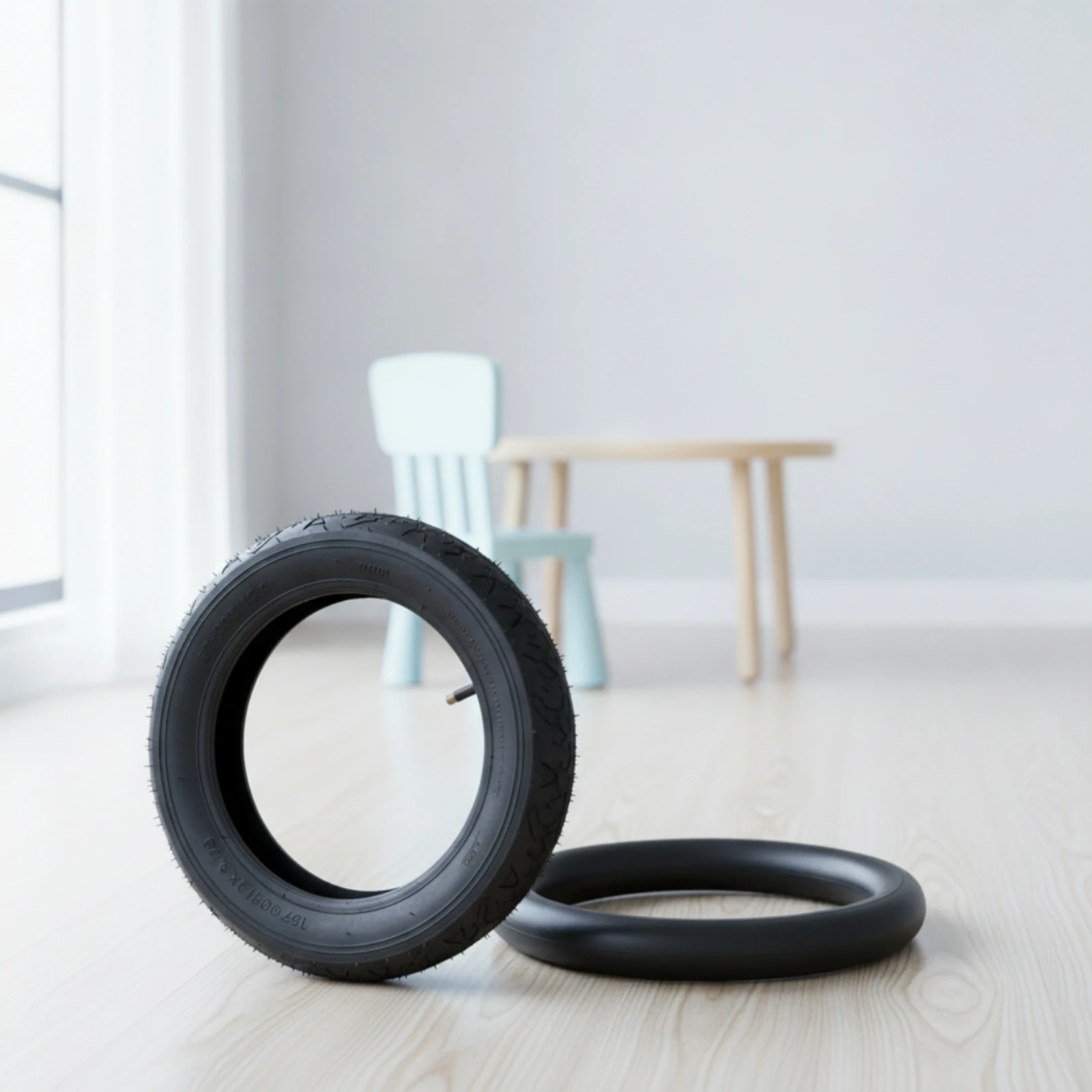 Balance Bike Replacement Tire Long-Lasting Tire and Tube Set Cycle Replacement Wheel Heavy Duty Universal for Children view 6