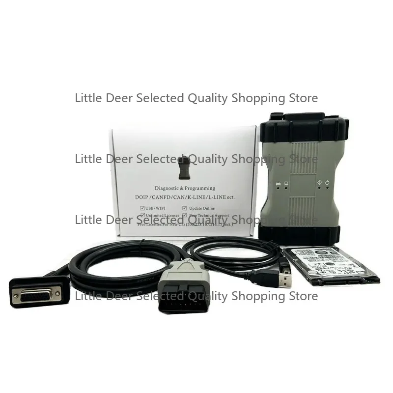 C6 Auto Diagnosis VCI Multiplexer with HDD V2023.09 Software o.bd2 Scanner Diagnostic Tool ECU Programming Tools for CarGl