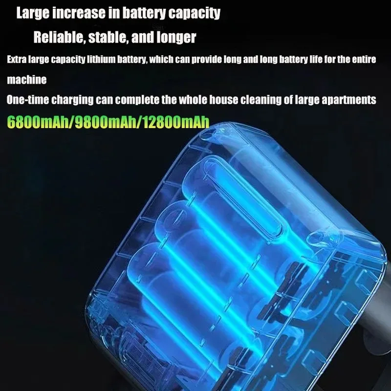 100% Original for Dyson V8 12800mAh 21.6V Battery for Dyson V8 Absolute/Fluffy/Animal Li-Ion Vacuum Cleaner Rechargeable Battery