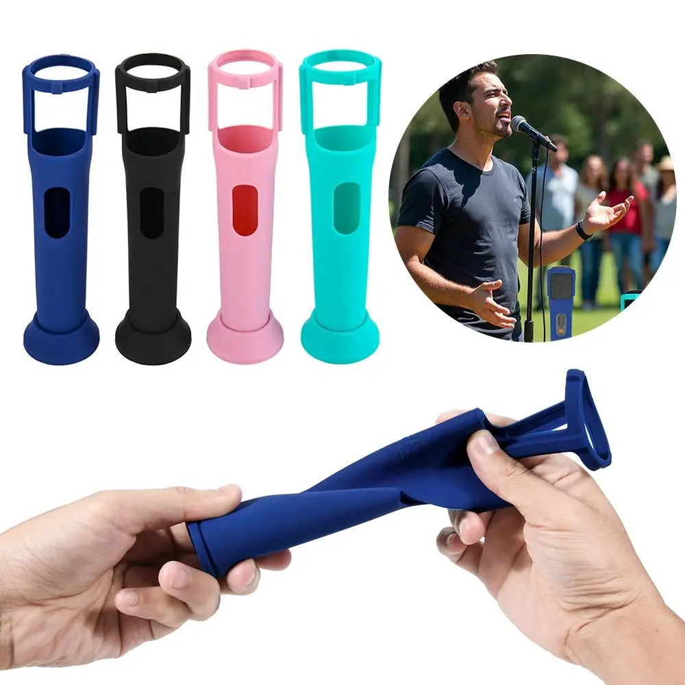 Accesorios Funda de silicona para micrófono, funda protectora antideslizante a prueba de golpes para micrófono, funda protectora para JBL/JBL PartyBox