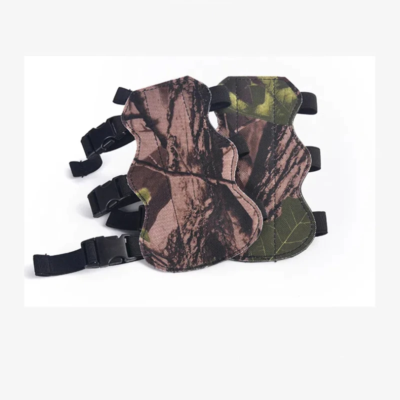 2 Stück Camo-Schutzarm für Bogenschießen, verstellbarer Armschutz, Übungs-, Jagd- und Schießzubehör – Detail 3