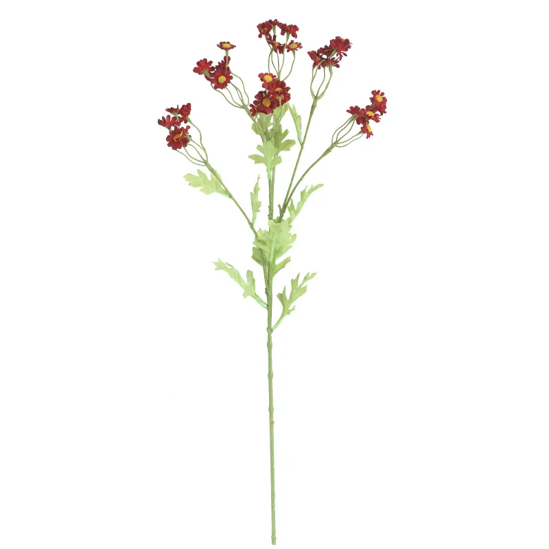 55CM Chamomile Artificial Flower Nordic Decoration Small Daisy Ornament Dining Table Small Fresh Silk Flower Flower Arrangement