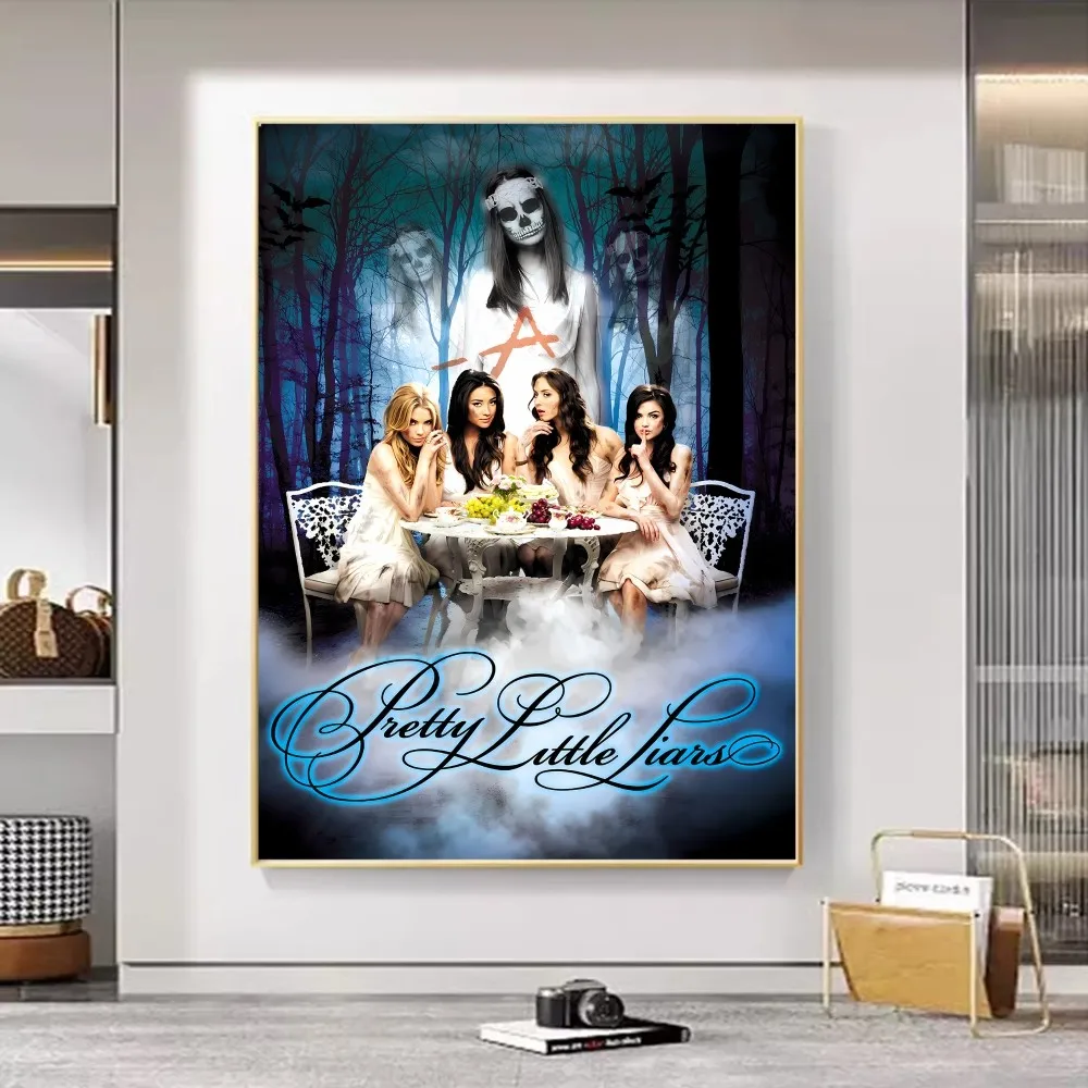 Pretty Little Liars Classic Movie poster adesivo di carta impermeabile Coffee House Bar Decor Art Wall Stickers