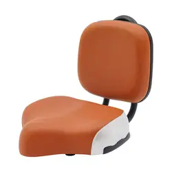 Extra Wide Bicycle Tricycle Saddle Seat with Back Support and Backrest