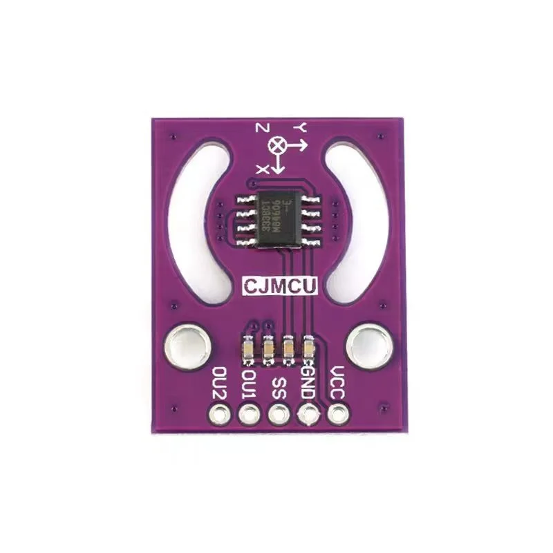 5pcs MCU-93 MLX90333 3D Handle Joystick Sensor Module Absolute Position SPI Interface For Arduino