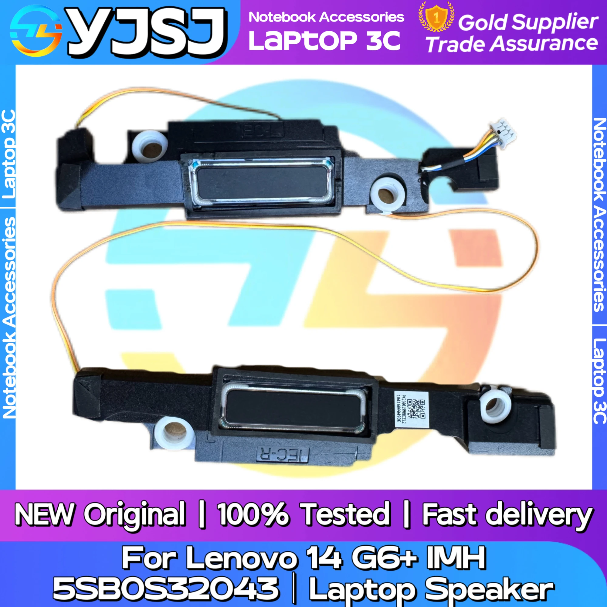 

New Original Laptop Notebook Audio Speaker For Lenovo 14 G6+ IMH built-in speaker horn audio 5SB0S32043
