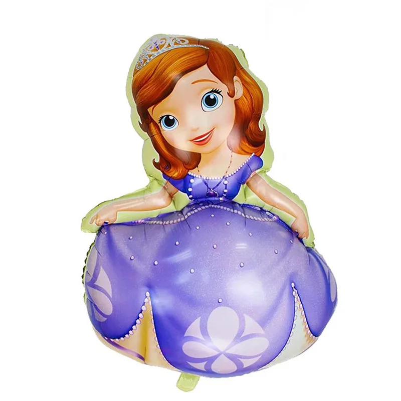 Large Cartoon Disney Princess Sofia Foil Balloon Set Girl Favor Wedding Birthday Party Decoration Kid Party Sophia DIY Decor Toy