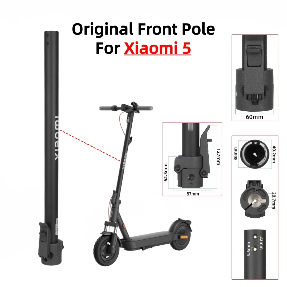 original-folding-pole-handlebar-stem-with-base-for-xiaomi-5-replacement-parts-electric-scooter-front-vertical-rod-accessories