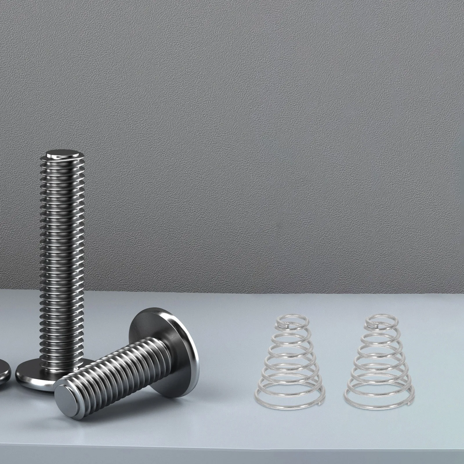 20Pcs Battery Springs Stainless Steel Conical Compression Tapered Spring 0.8mm Wire Diameter Flashlight Tailcap Replacement
