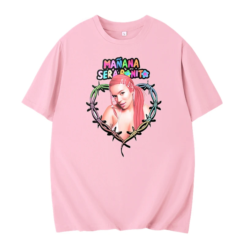 Manana Sera Bonito Karol G Short Sleeve Retro Character Prints 90s Y2k T Shirt Gifts For Karol G Fans Summer Clothing