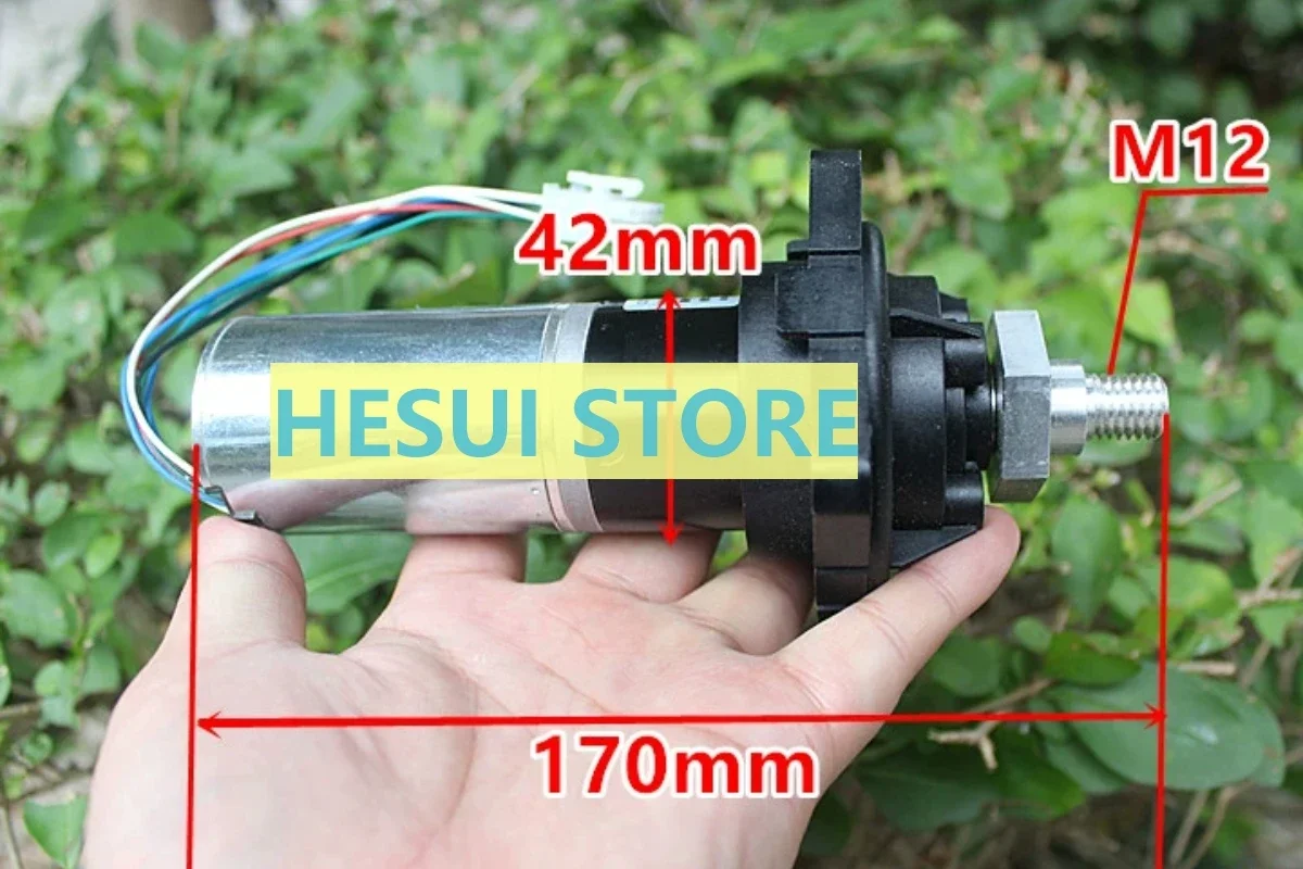 Motor de engrenagem planetária sem escova Motor DC lento de alto torque com Hall