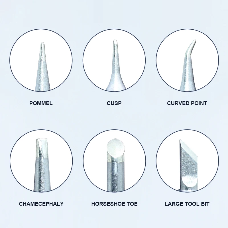 10 stks/partij 3-200 M Soldeerbout Hoofd Wordt Gebruikt Voor Klasse A En B 1.2d 0.8d 4.2d Soldeerstation Lassen Ijzer Heads Accessoires