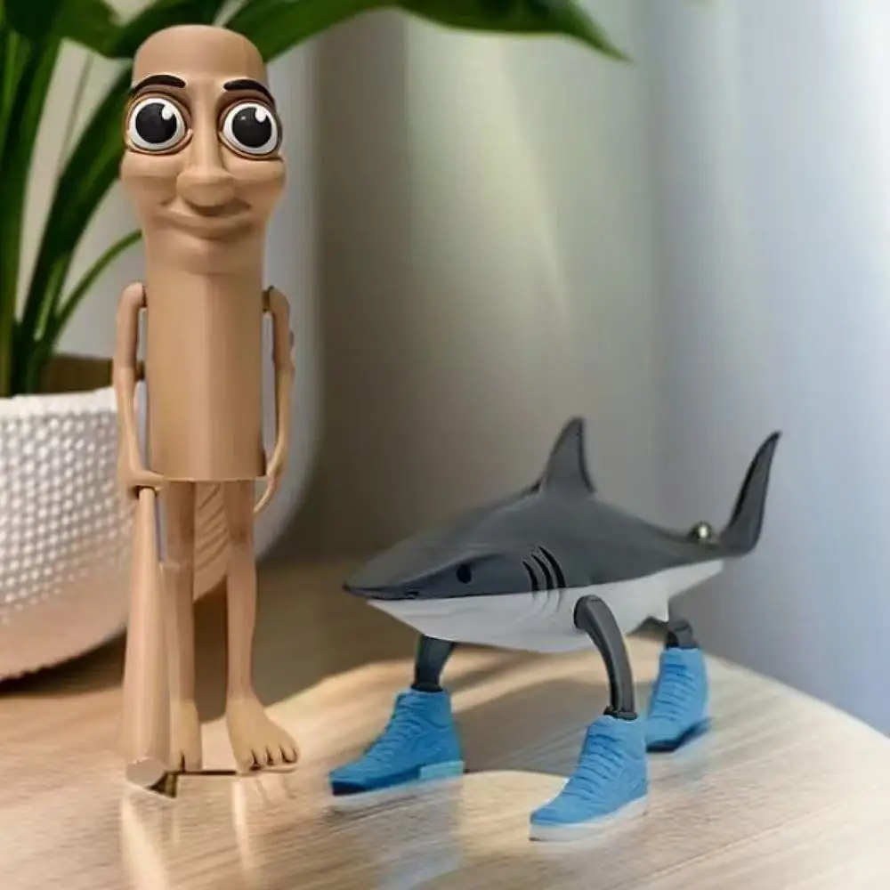 

2025 AI Game Sahur Figure Toy Tungs Tung Sahur Toy Tralalero Tralala Toy Shark Figurine Lirili Larila Figure Ornament Blind Box