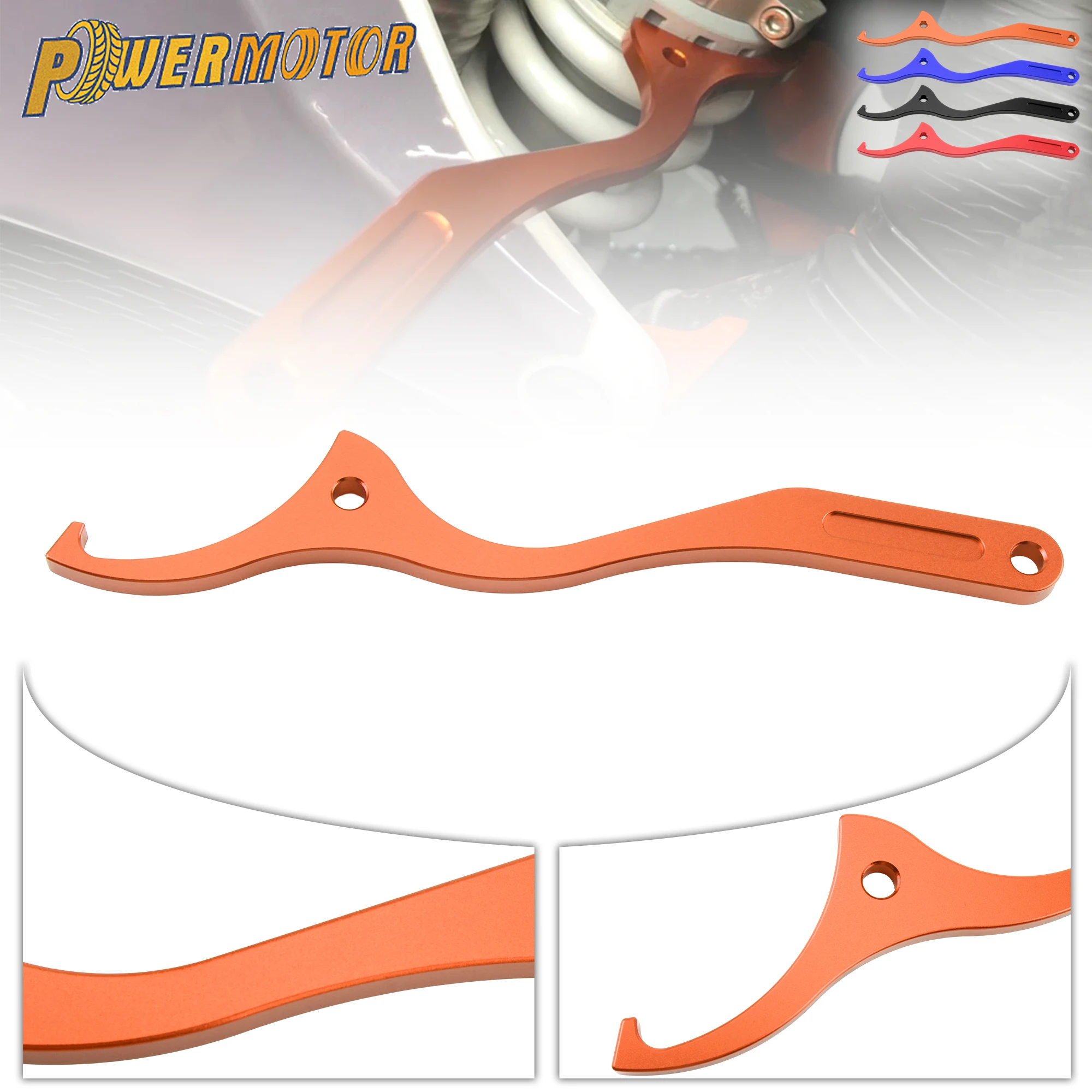 

Motorcycle Rear Damping Shock Spanner Wrench For KTM SX XC SXF XCW XCF EXC EXCF For Husqvarna TE FE TC FC TX FX 125-501 CNC Part