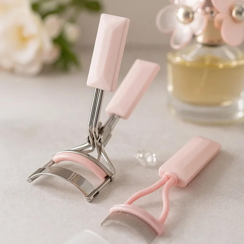 ชุดที่ดัดขนตา 1 2 3 ชิ้น ทำจากสแตนเลส พร้อมหวีดัดขนตา เครื่องมือดัดและจัดแต่งขนตา แหนบแยกขนตา อุปกรณ์แต่งหน้า