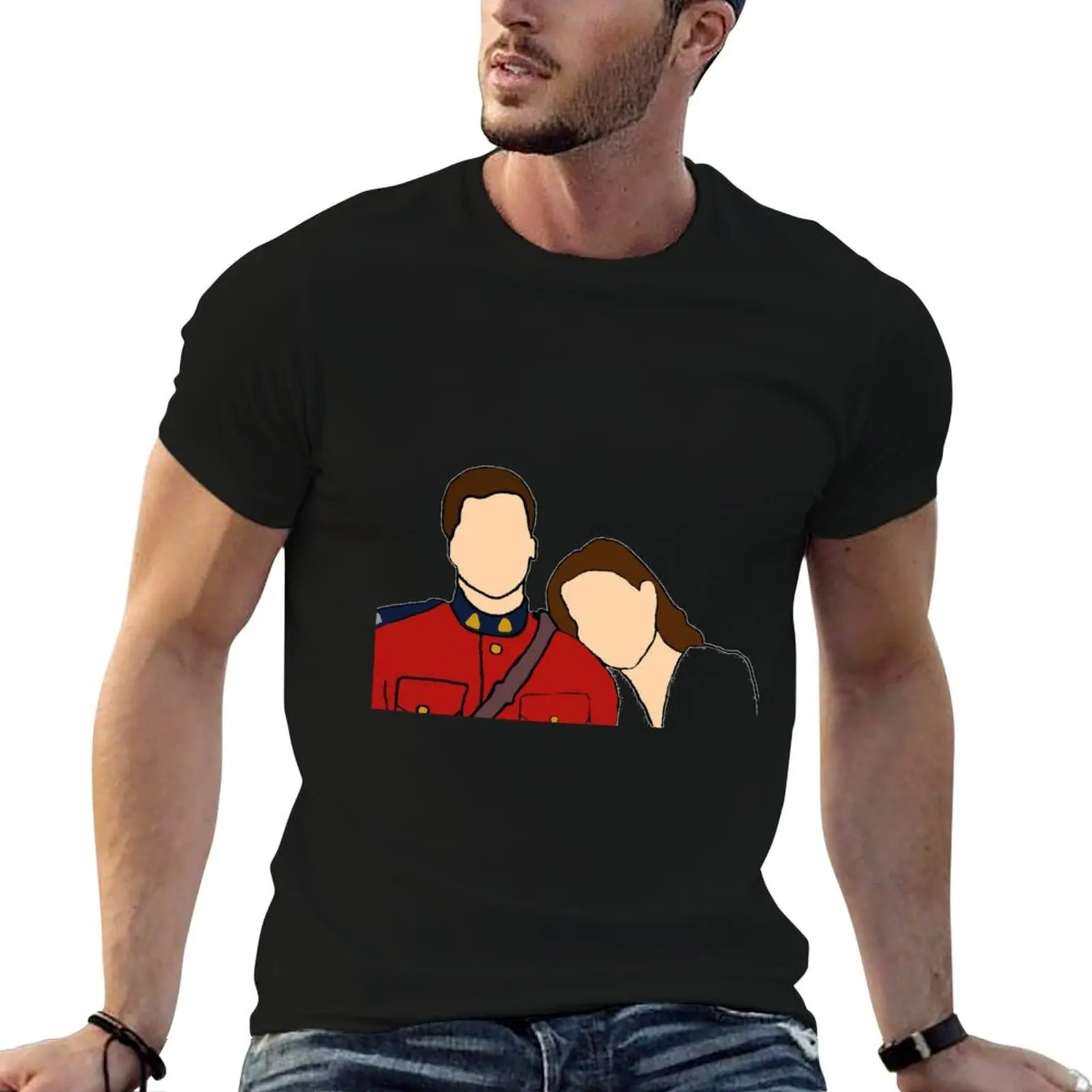 Jack and Elizabeth T-Shirt Summer Fashion Casual Tee Shirt