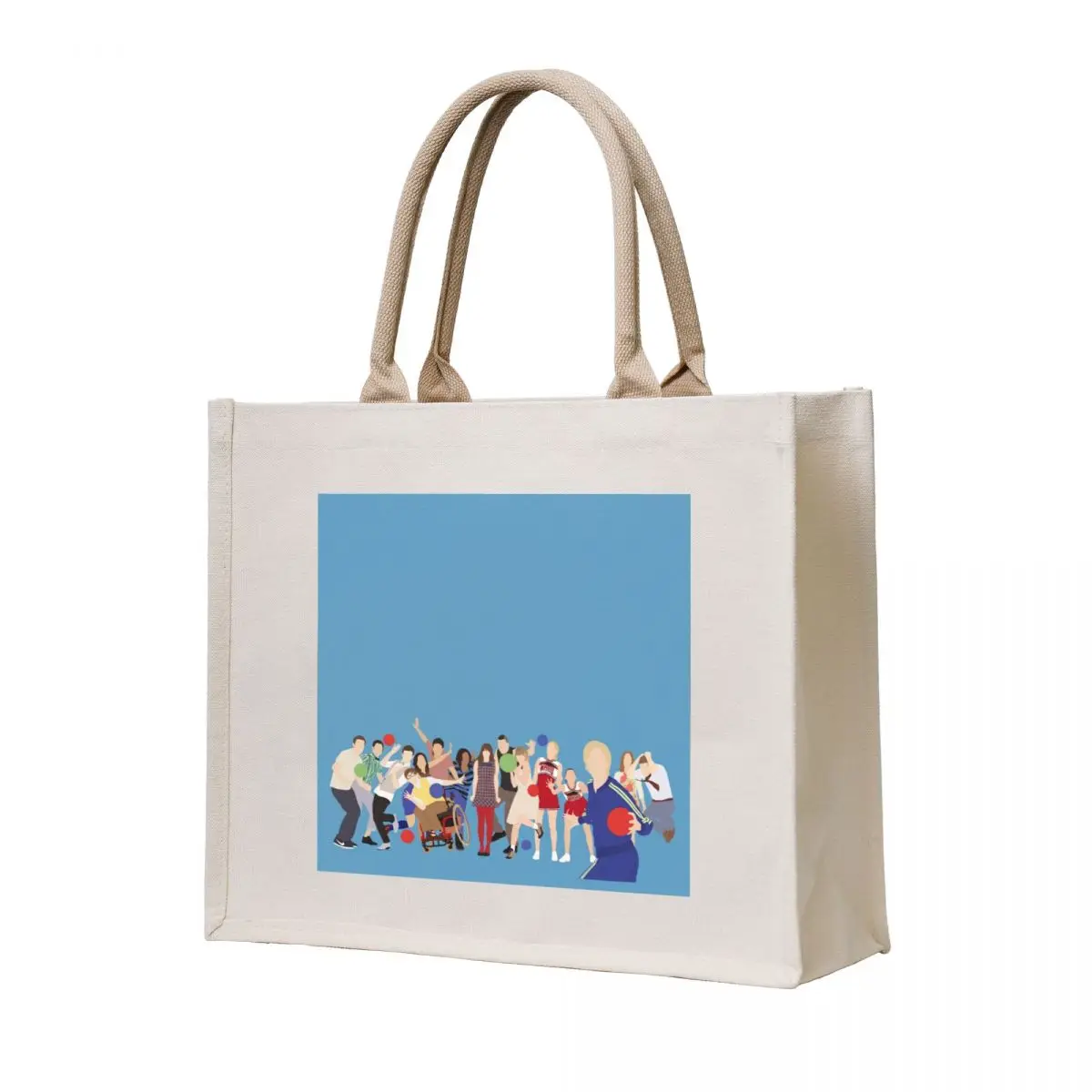 

Glee Characters Tote Bag Shopper handbag tote bag university sacs de shopping canvas tote