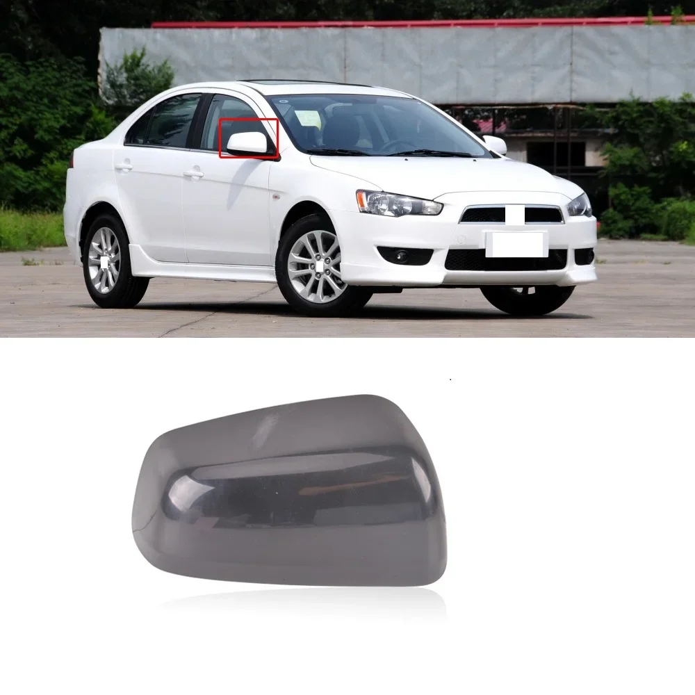 Primer For Mitsubishi Lancer ex 2009-12 Side Mirror Rearview Mirror Cover Outside Reversing Mirror Garnish Housing Shell Hood