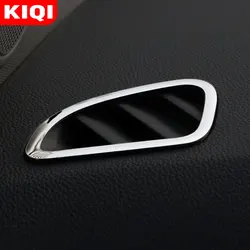 KIQI 2pcs Stainless Steel Car Interior Air Conditioning Vent Trim Cover Sticker for Chevrolet CRUZE 2009 2011 2012 2013 2014