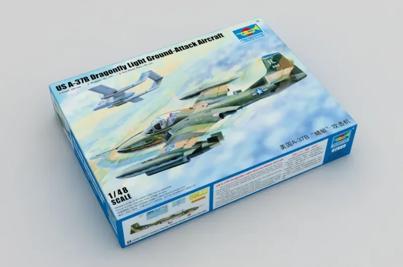 Trumpcirculation 02889 1/48 US A-37B Libellule Lumière Sol-Attaque Avion-Assembler Échelle Modèle Kit