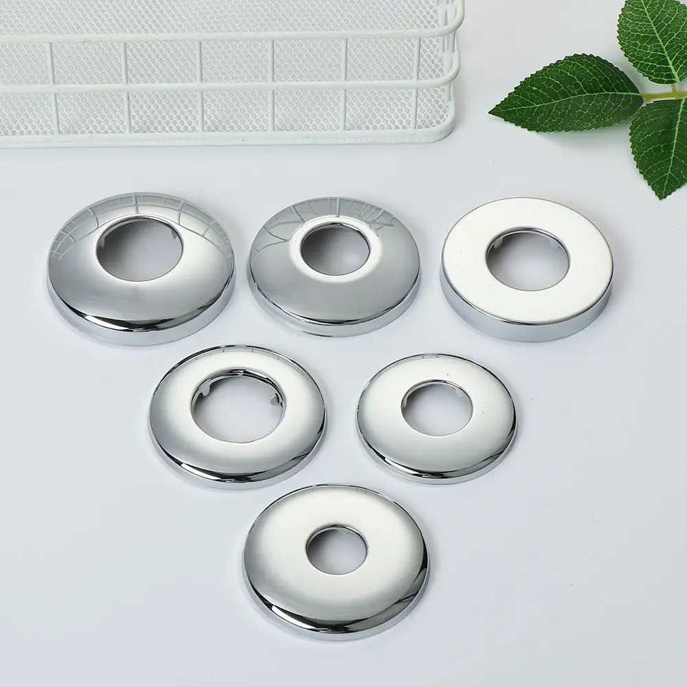 Useful Chrome Wall Flange Faucet Decor Faucet Decorative Cover Pipe Wall Covers Faucet Accessories