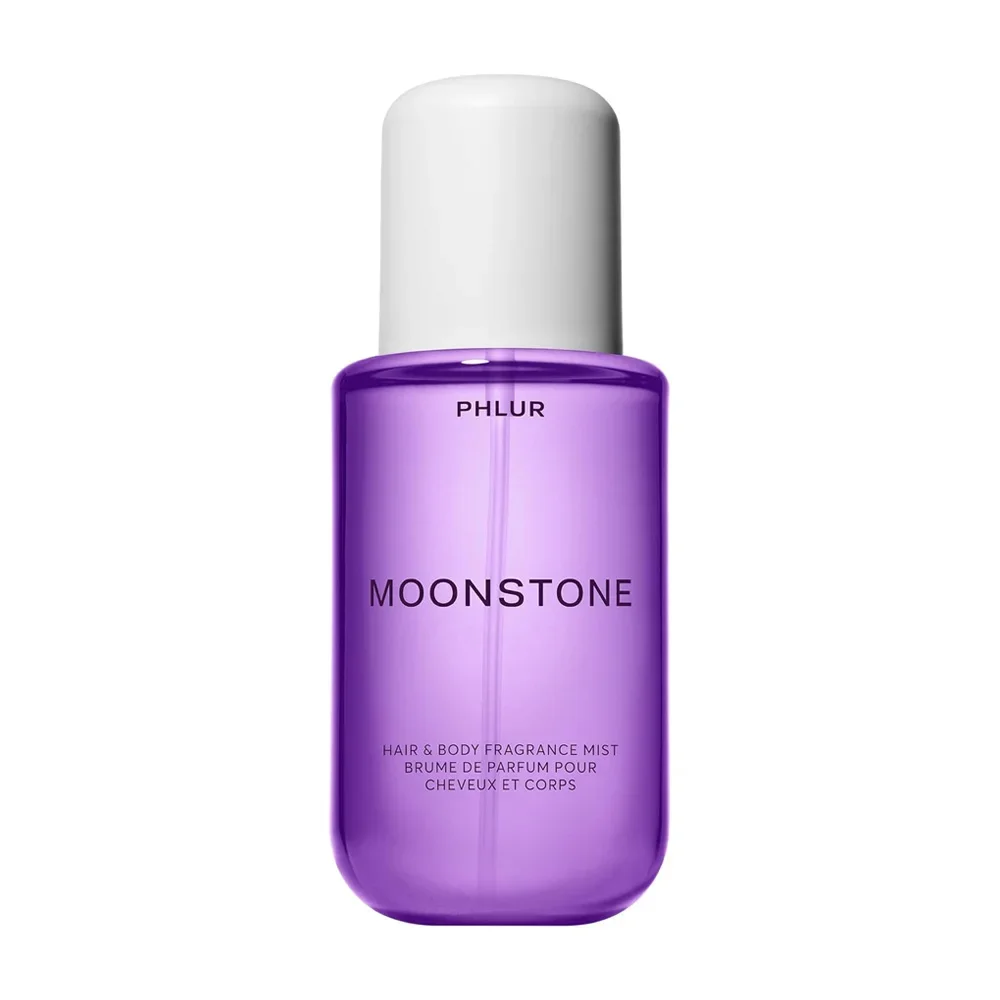 PHLUR Moonstone Hair & Body Fragrance Mist 8 fl oz (240ml) Long Lasting Luxury Perfume Spray for Women Fresh Floral Scent