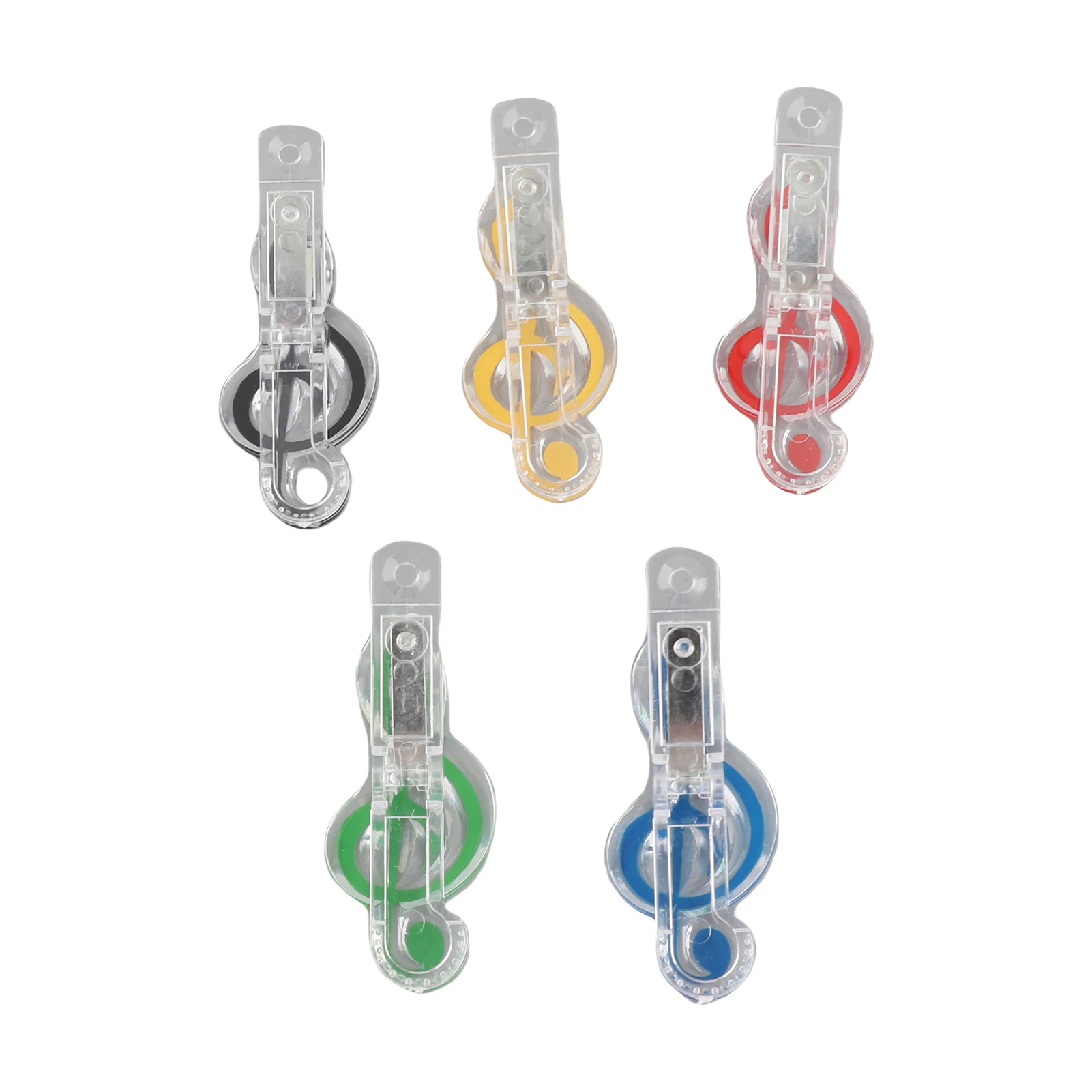 مشبك الموسيقى، مشبك الموسيقى، مشبك صفحة كتاب البيانو، مشابك المفتاح الموسيقي الثلاثي، ملحقات الإشارات المرجعية، 5 عبوات من ملحقات الإشارات المرجعية