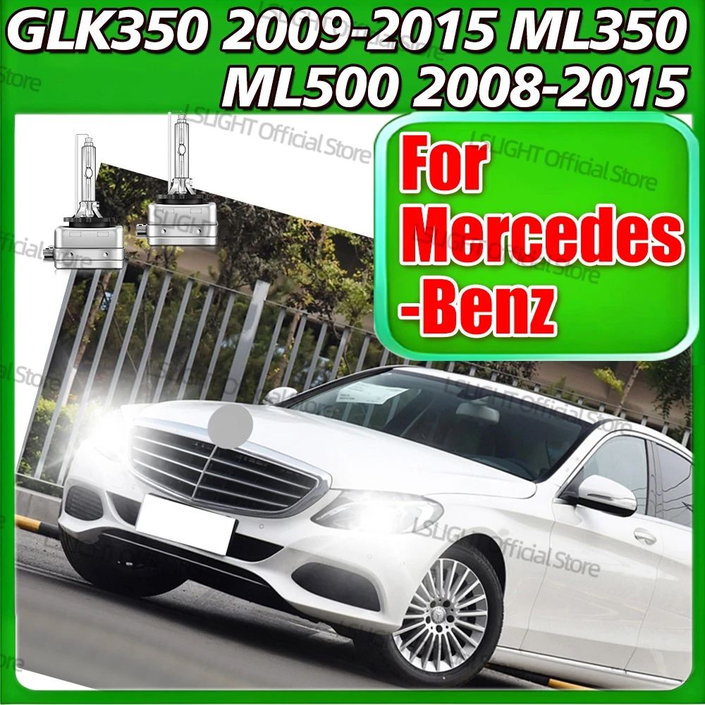 2x For Mercedes-Benz GLK350 2009-2015 ML350 ML500 2008-2015 HID Xenon Head Lamps 35W D1S D1 Bulbs 6000K 8000K 10000K Plug&Play