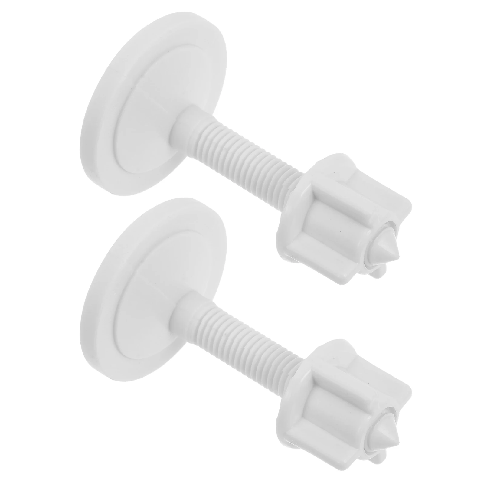 

2 Pcs Toilet Screw Parts Seat Fasteners Hinge Bolts Lid Screws Replacement Kit Pp for