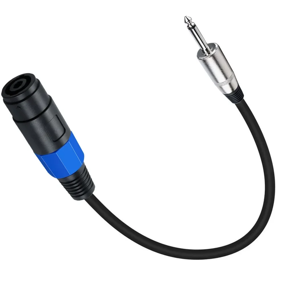 Speaker Cable Speakon Female Connector to 1/4\