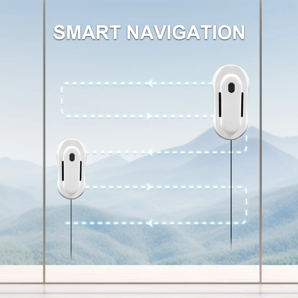 Robot window cleaner, window cleaning robot, smart home robot, vacuum cleaning remote control glass cleaning robot