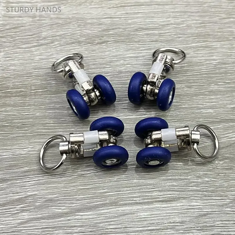 20PCS stainless steel curtain track pulley curtain track alloy bearing roller window decoration hardware accessories