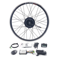 Smart Geared Motor Mountain Bicycle Electric Conversion Kit 48V 500W Rear Cassette Geared Motor 26 27.5 28 29'' 700C Ebike Kit