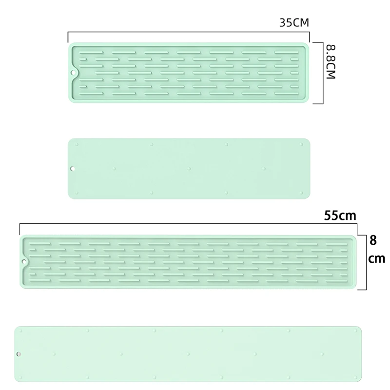 Polymères coordonnants en silicone pour le séchage de la vaisselle, dessus de seau pour évier, protection, évaluation F2, stockage, fournitures de