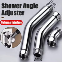 New Shower Head Angle Adjuster G1/2 Interface Elbow Adapter  Shower Arm Extensioner 135° Elbow Handheld Shower Elbow Connector